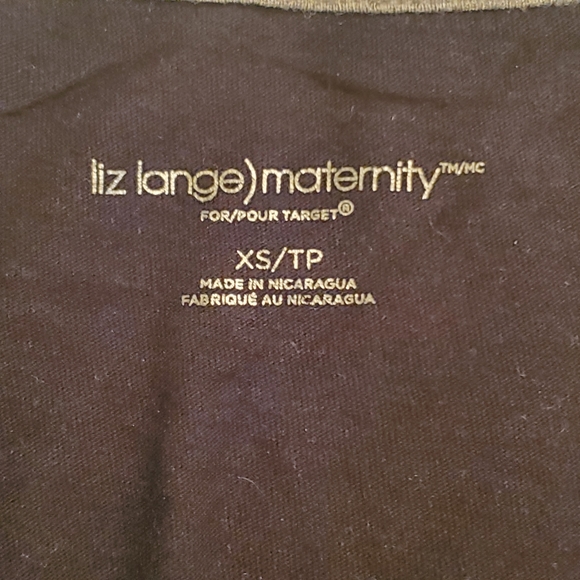 Black maternity tshirt - Picture 2 of 2